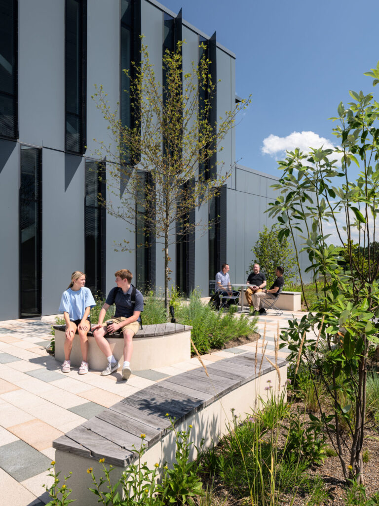 Exterior image of STLCC AMC's green space
