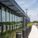 Detail exterior view of the Lincoln County 911 EOC