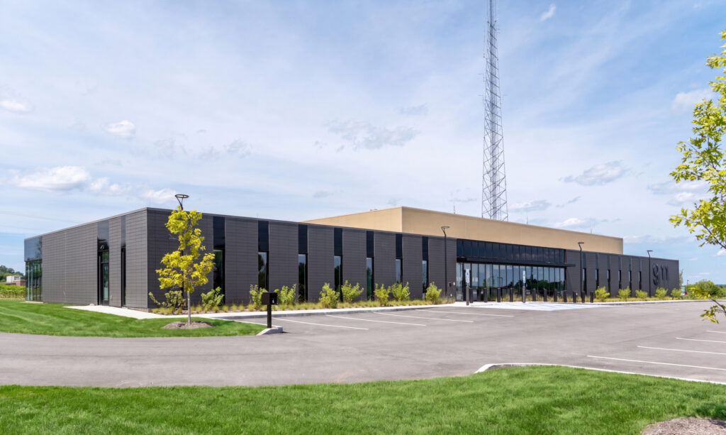 SW Exterior view of the Lincoln County 911 EOC