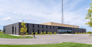 SW Exterior view of the Lincoln County 911 EOC
