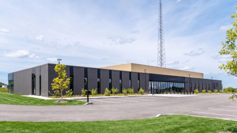 SW Exterior view of the Lincoln County 911 EOC