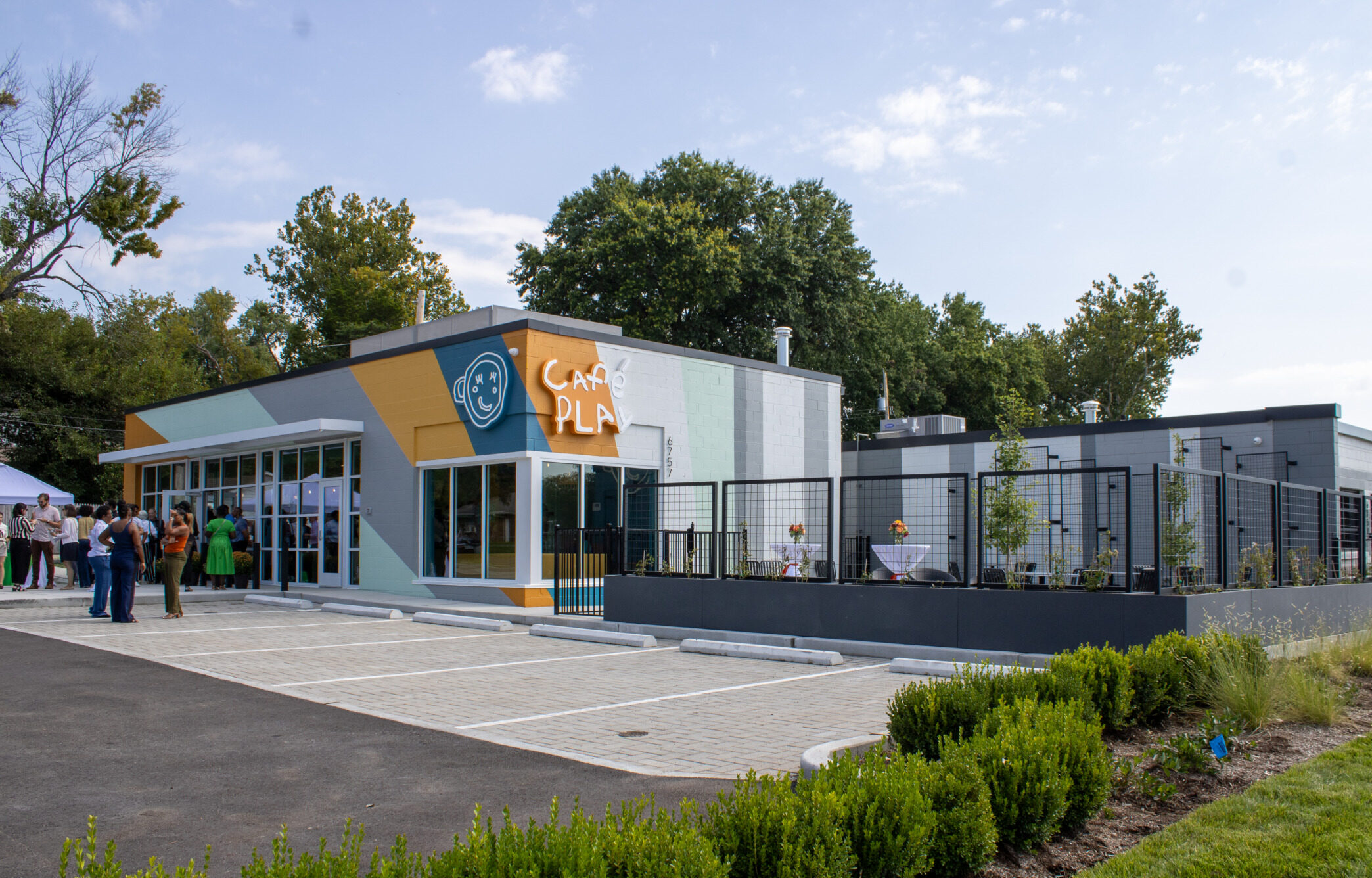 Exterior of Urban Sprout's new Cafe Au Play